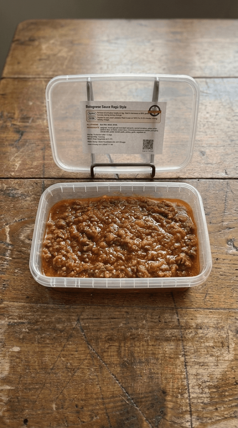 Spaghetti Bolognese au Gochujang et Moelle Osseuse packaging