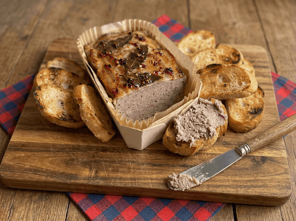 Product image: Pâté de Campagne Maison avec Toasts de Baguette