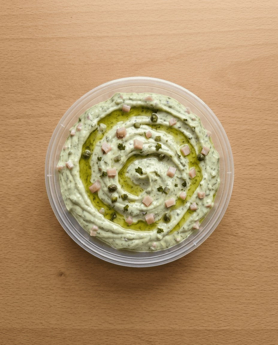 Smoked Trout Dip, Wild Garlic & Gribiche Mayo by Mr. Saucy packaging