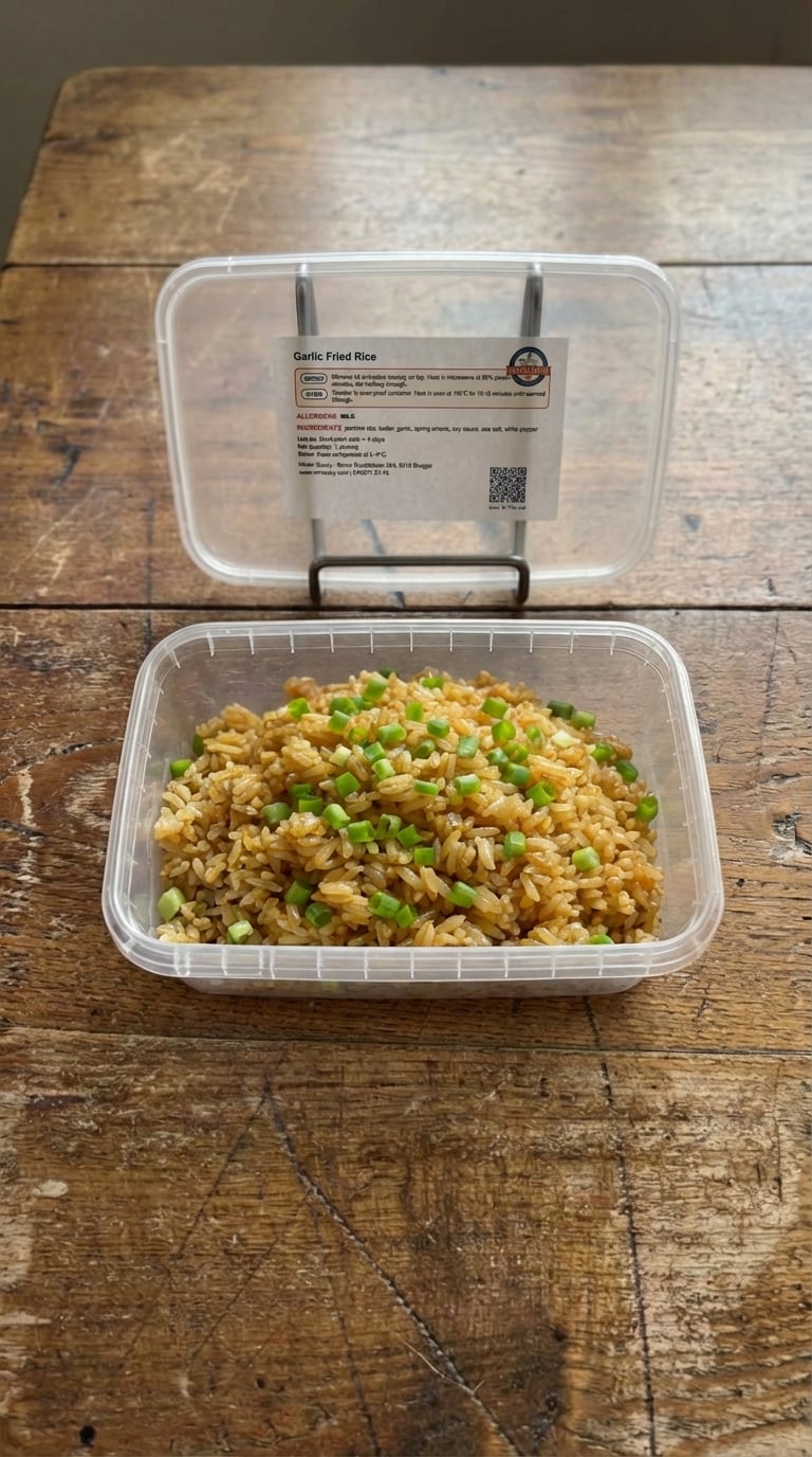 Classical Brunoise Garlic Butter Fried Rice packaging