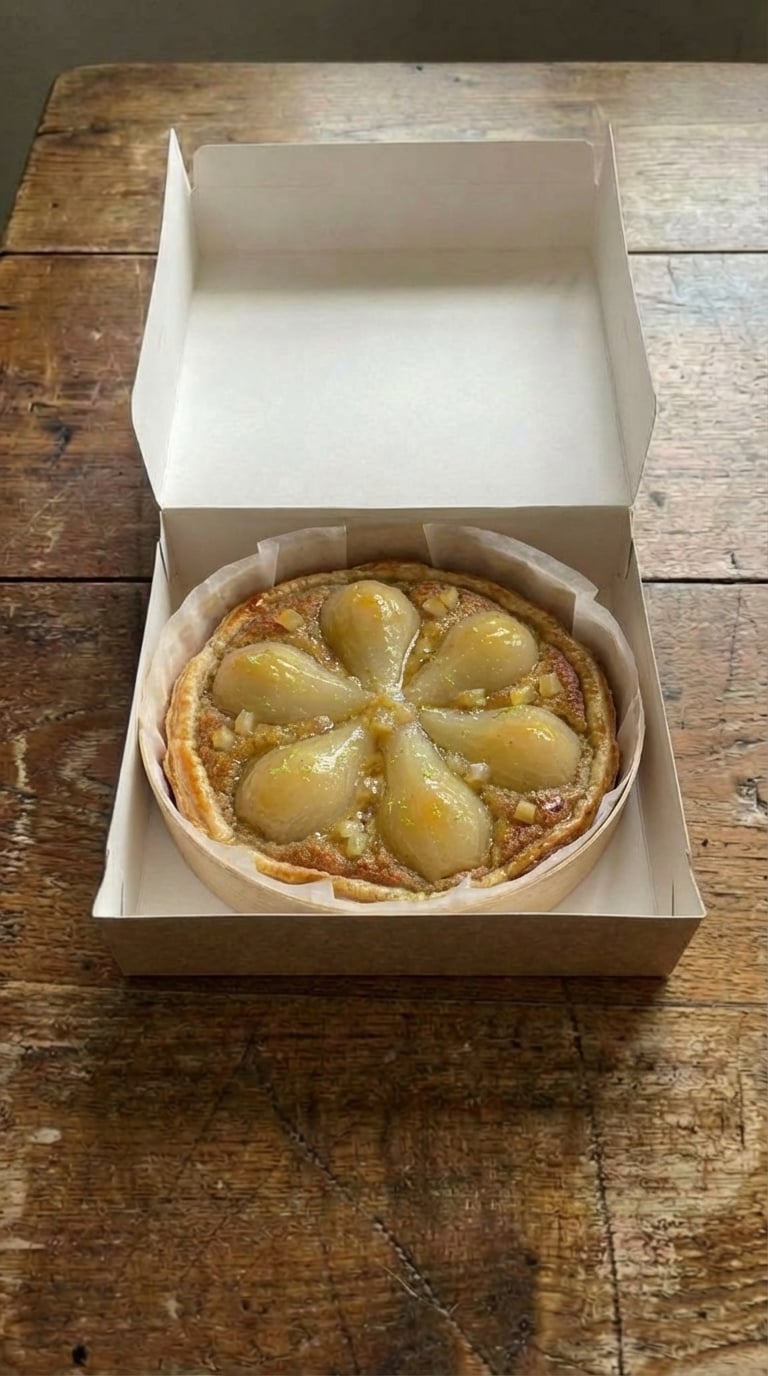 Bourdaloue aux Poires Infusées au Gingembre sur Pâte Feuilletée Croustillante packaging
