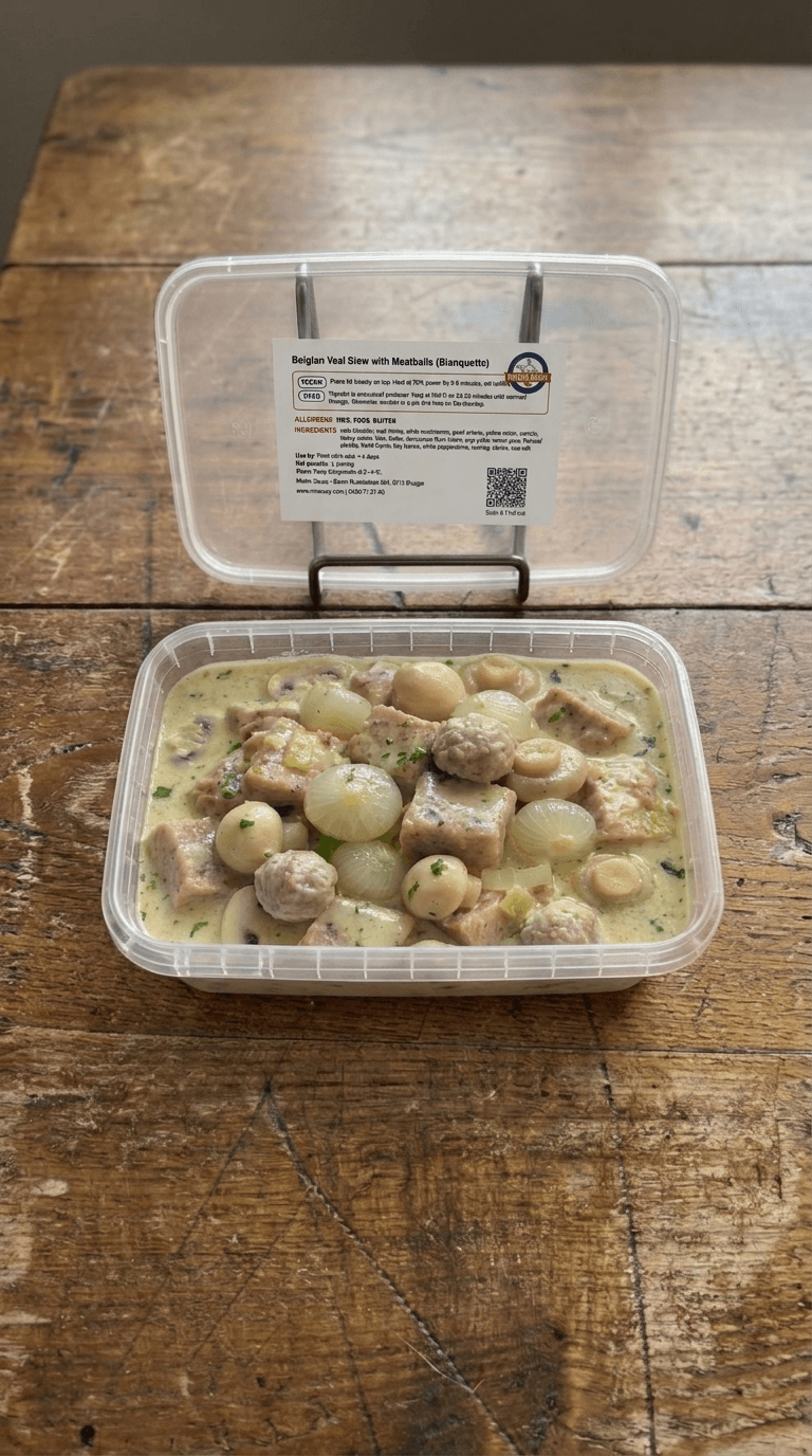 Royal Belgian Veal Stew (Blanquette de Veau Royale) packaging