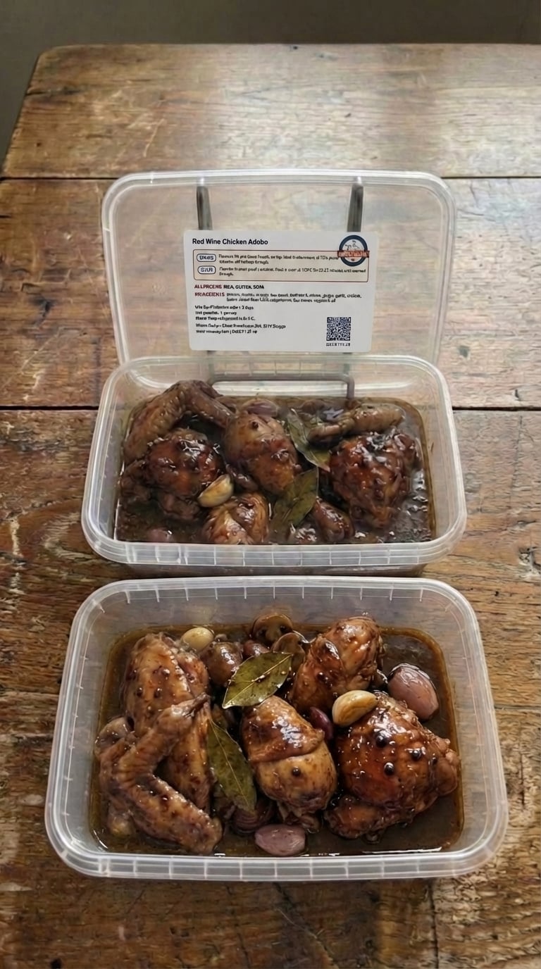 Red Wine-Infused Chicken Adobo Grand Veneur packaging